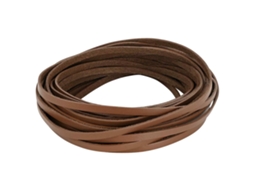 Vidaxl Pulseira De Couro 1 Castanho 200 X 0,5 Cm Couro