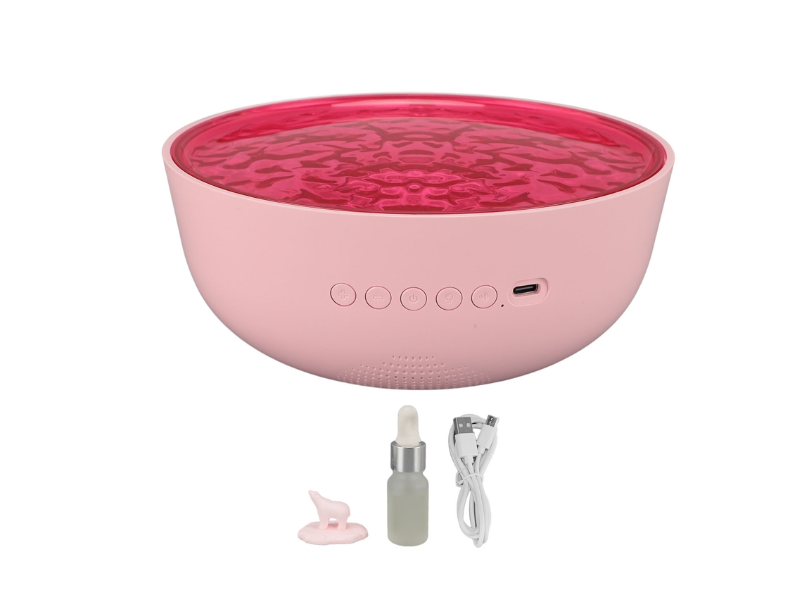 Caixa de Som Bluetooth EOOCOO com luz ambiente, aromaterapia e som forte sem fio