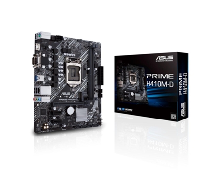 Motherboard ASUS PRIME H410M-D (Socket - Intel H410 - micro ATX)