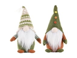 Adorno de gnome sueco de pelo, para Natal, tecido tricotado | S/MARCA