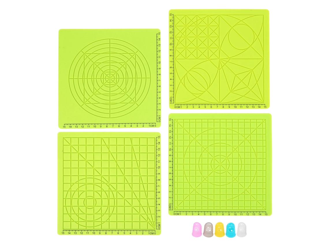 4pcs almofada de silicone para caneta de impressão 3d com capacetes para dedos S/MARCA