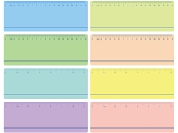8 tiras de leitura guiada seguras para animais de estimação, marcadores de medição para crianças na escola, ideias para decoração escolar.