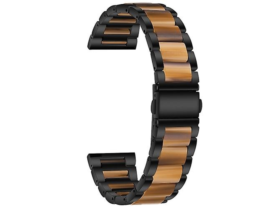 Pulseira Garmin Venu/ Vivoactive 3 Music De 20 Mm, Resina Chennells Preta Mel