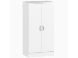 Sapateira Branca 55x35x108cm, 6 Andares, 14 Pares, Fecho Suave.-xm