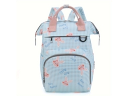Mochila De Maternidade Desenho Animado Grande Capacidade Bolsa De Mamã Leve Bolsa De Fraldas De Bebé Mochila De Viagem Yunzii