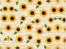 Colcha de Flanela com Estampa Girassol Macia e Aconchegante para Sofá Quarto 127 X 101 Cm, Macio, Quente, Id