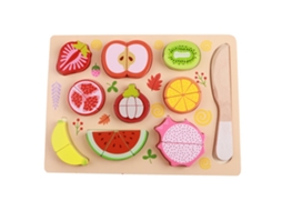 Brinquedo De Comida De Madeira Com Corte Magnético, Conjunto De Frutas E Verduras Simuladas Para Crianças, Educação Precoce