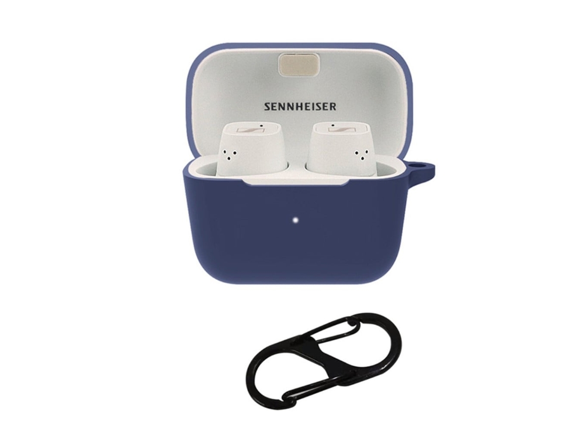 Capa Protetora Com Fivela Para Sennheiser Cx 500bt Azul Escuro Brilvibera