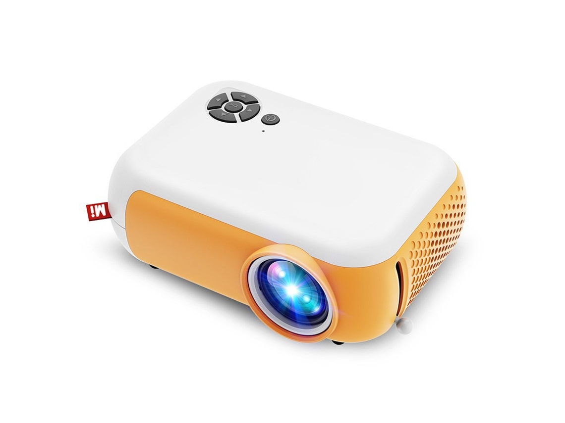 Mini projetor ZYBLSSBB 1800 Lm, 60 ANSI, Full HD 1920x1080, com HDMI, USB, micro SD, micro USB