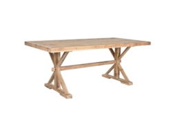 Mesa de Jantar HOME ESPRIT Natural Madeira 200 X 100 X 80 Cm