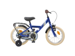 Vidaxl Bicicleta Infantil 12 Polegadas Para 2-4 Anos Azul Escuro