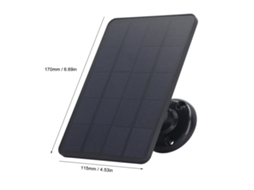 PAINEL SOLAR 4W YURU Carregador Micro USB para Câmeras e Dispositivos Externos