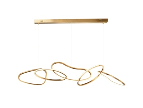 Luminária De Teto Pendente Toolight Lhj050 Cp Gold