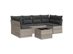 Garden Sofa Set, Garden Sofa Sets Vidaxl Cinzeto Rattan / Vime (n/a)