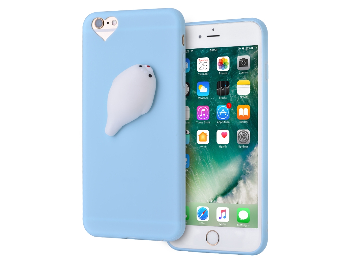 Capa LAXISCREED Seal Azul Iphone 6/6s Tpu