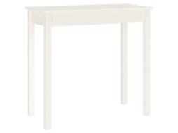 Console Table, Console Tables Vidaxl Branco Madeira De Pinho (n/a)