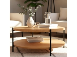 Mesa De Centro Edduma Natura Ø 80 Cm