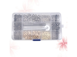 Kit De Ilhós Latão Resistentes Para Projetos Artesanato Diy, 400