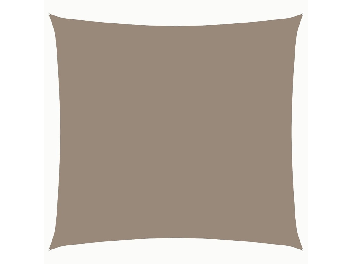 Vela Para Sol Estilo Tecido Oxford Quadrado Cinza acastanhado 7x7 m MAISON EXCLUSIVE