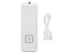 Purificador de ar portátil de lapela Brilvibera Mini, pessoal, pequeno, íons negativos, branco