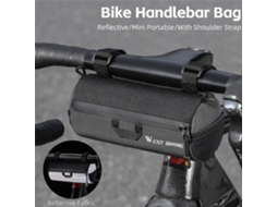 Bolsa Para Guidão De Bicicleta Portátil 1l Multifuncional Bolsa De Ciclismo Acessório Frontal Com Correia De Ombro