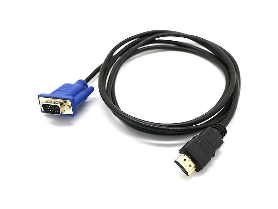 Lurelia Cabo Hdmi Para Vga, 1080p, 1080i, 720p, 480p, 1 M, Preto