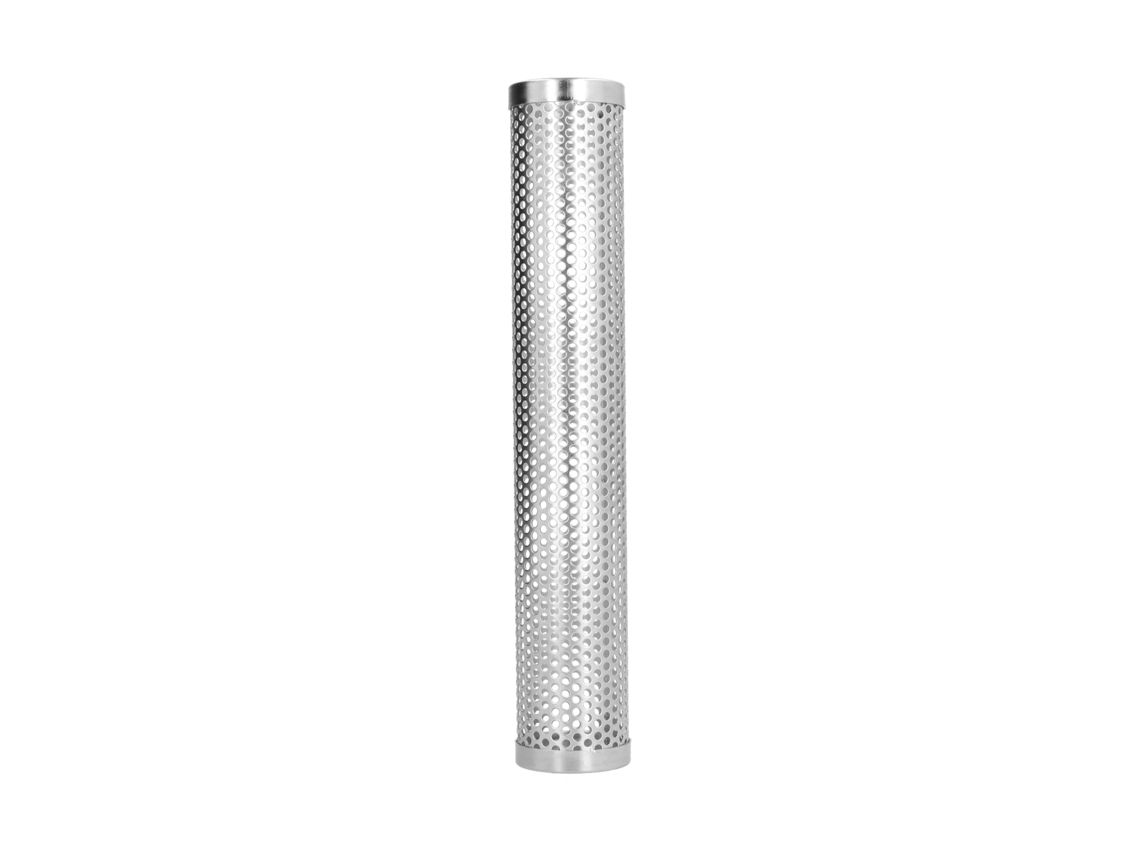 Tubo Fumador Cilíndrico Grande Capacidade 30.6x5.3cm Para Churrasco