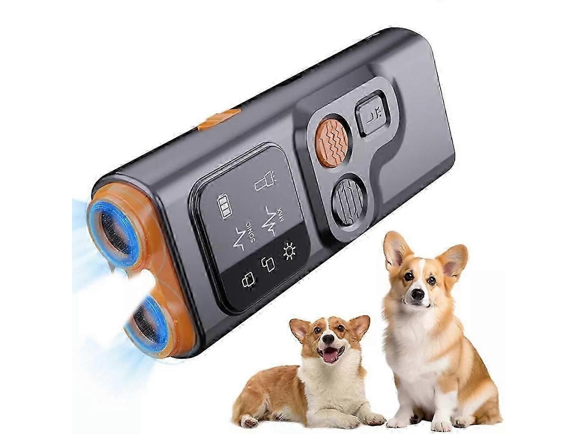Novo Pet Dog Repeller Dispositivo Ultrassônico De Treinamento De Cães Recarregável Anti Dog Bark Stop-barking Dispositivo De Dissuasão Com Lanter