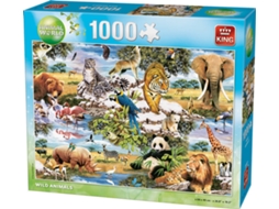 Puzzles KING Wild Animal (1000 peças)