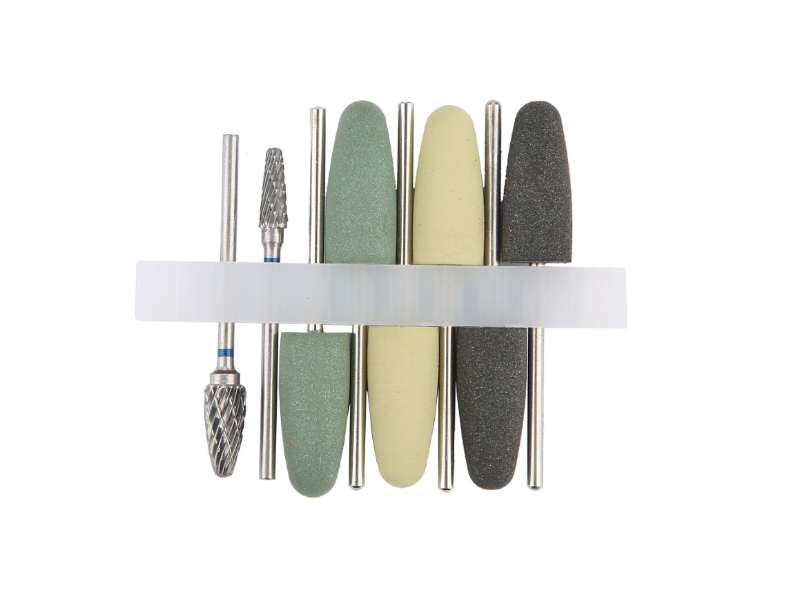 8 Unidades Polishing Burs De Carbeto De Tungstênio 2.35mm