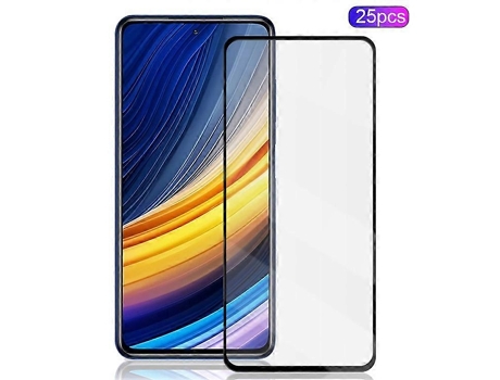 Mocolo 25 Peças Compatível Com Xiaomi Poco X3 / Poco X3 Nfc / Poco X3 Pro Protetor De Tela Com Impressão Em Seda Filme De Vidro Temperado Vledary