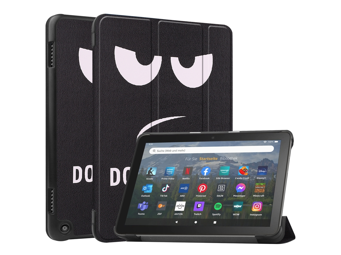 Capa Para Amazon Fire Hd 8/fire Hd 8 Plus 2020 Olhos Grandes