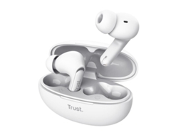 Fones De Ouvido Estéreo Sem Fio Trust Yavi Intra Auriculares Para Chamadas/música Usb Tipo C Bluetooth Brancovayotoy (tws)