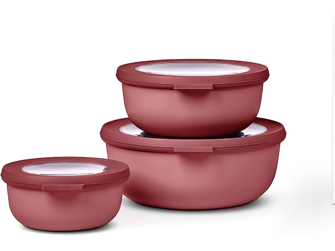 Conjunto De 3 Tigelas Redondas Cirqula Ideais Para Micro Ondas Podem Ser Usadas Como Caixa De Ar Gokoco