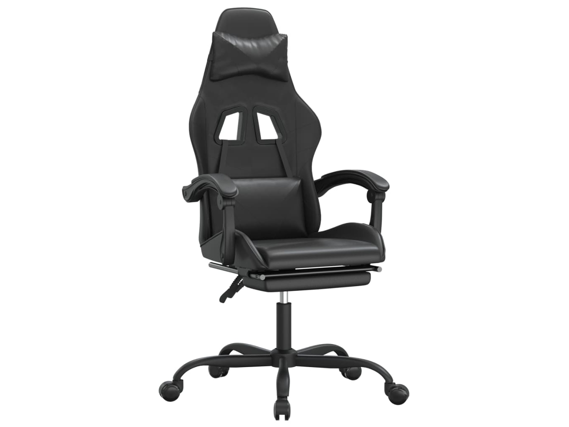 Gaming Chair, Gaming Chairs Vidaxl Preto Couro Artificial