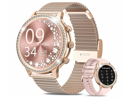 Smartwatch I70 Cor Ouro Rosa Tres Bien