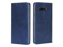 Capa De Celular Magnética De Couro Com Textura De Vaca