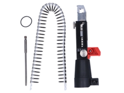 Adaptador automático para pregador pneumático para furadeira elétrica, ajustável, com 50 pregos em corrente.