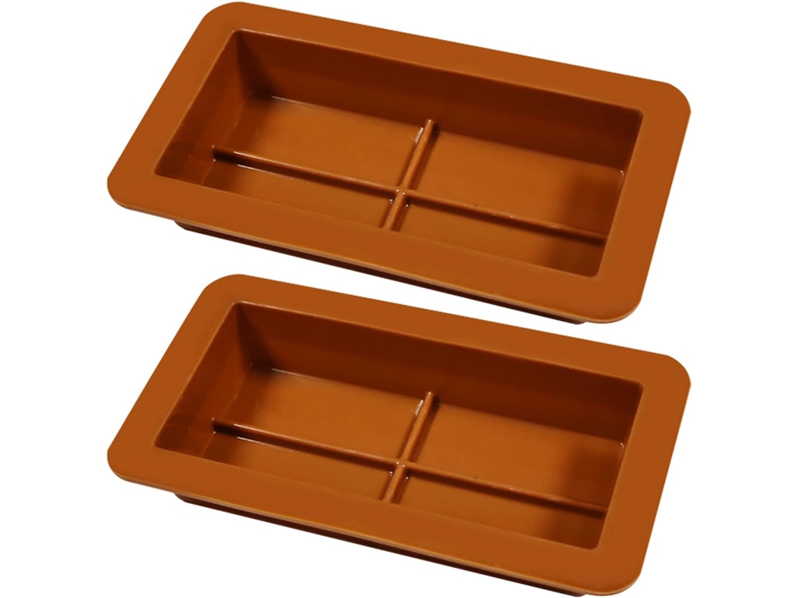 Forma Barras De Chocolate Resistente Ao Calor E Antiaderente Fácil Desenformar.