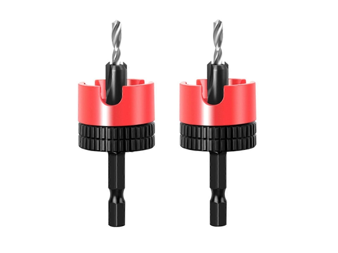 Furadeira 2pc Limite Madeira Cônico Hexagonal Anti-escorregamento Ajustável