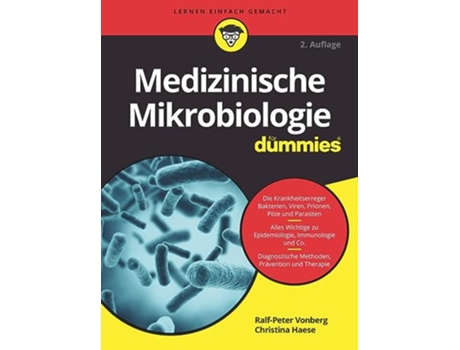Livro Medizinische Mikrobiologie für Dummies German Edition de RalfPeter Vonberg Christina Haese (Alemão)