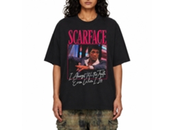 Rockinstone Scarface Movie Always Black Adult T-shirt Size:l