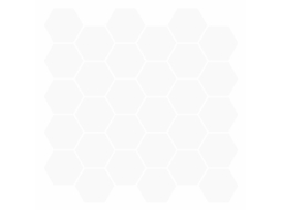 Vidaxl Azulejo Hexagonal 50 Unid. Branco 30 X 30 Cm Poliuretano E Pet