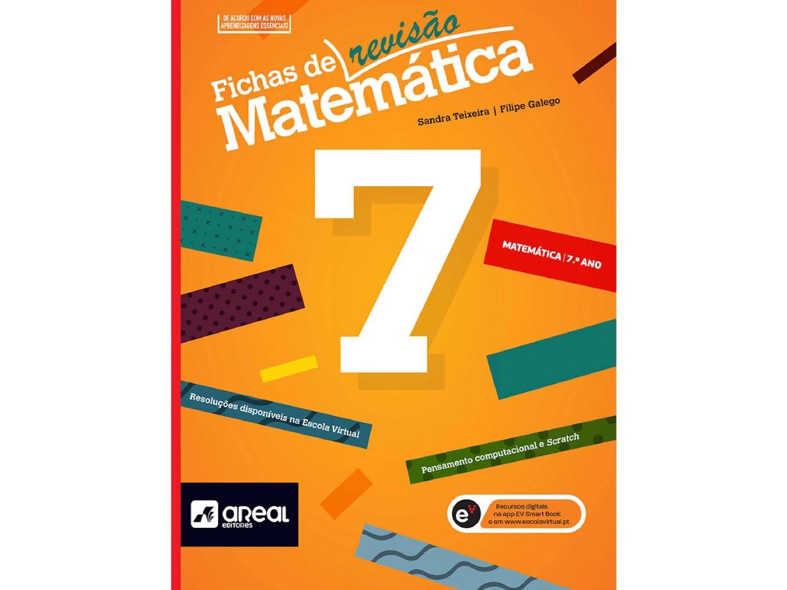 Livro Fichas de Matemática 7 - 7º Ano (Português)