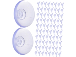 Didiseaon 200-ventosas Transparentes Para Vitrines E Janelas, Ventosas Pequenas E Reutilizáveis Para Pendurar Objetos