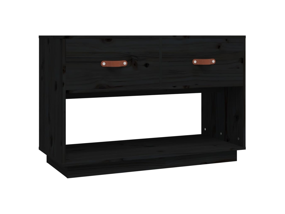 Tv Cabinet, Tv Cabinets Vidaxl Preto Madeira De Pinho (n/a)