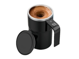 Copo Misturador Automático Com Agitador Magnético, Capacidade De 380 Ml, Textura Em Aço Inoxidável Para Misturar Bebidas Com Perfeição, Rosa.