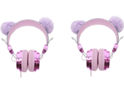 Bestonzon 2 Unidades Fones De Ouvido Com Microfone Para Meninos E Meninas, Ideais Para Escola E Viagem, Com Design De