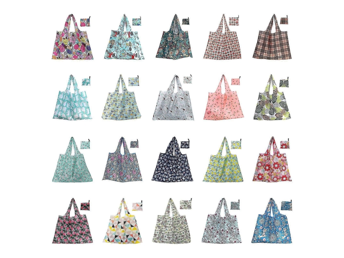 Sacolas de Compras Dobráveis ​​extragrandes com Grande Capacidade, Reutilizáveis ​​e Ecológicas. GOKOCO