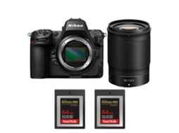 Z8 + Z 85mm F/1.8 S + 2 Sandisk 64gb Extreme Pro Cfexpress Type B Máquina Fotográfica Híbrida Full frame + Ebook Pricedirect NIKON
